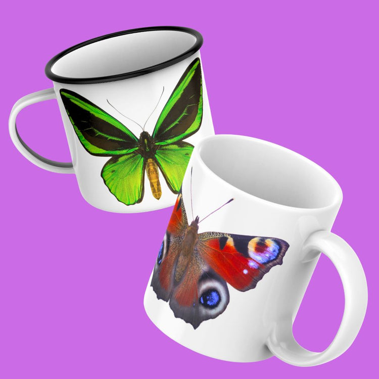 butterfly mugs