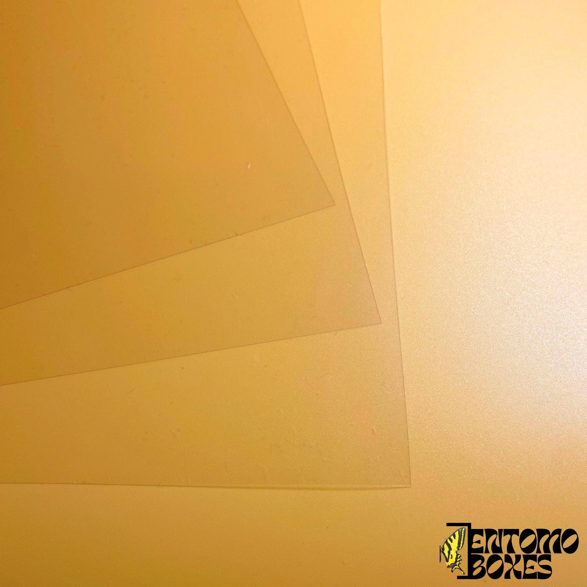 transparent butterfly pinning foil