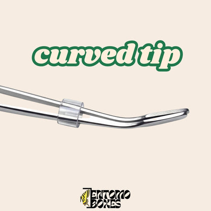 flat tip entomology tweezers for pinning butterflies