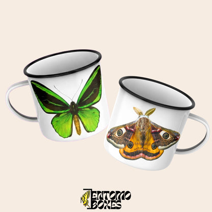 butterfly theme travel mug