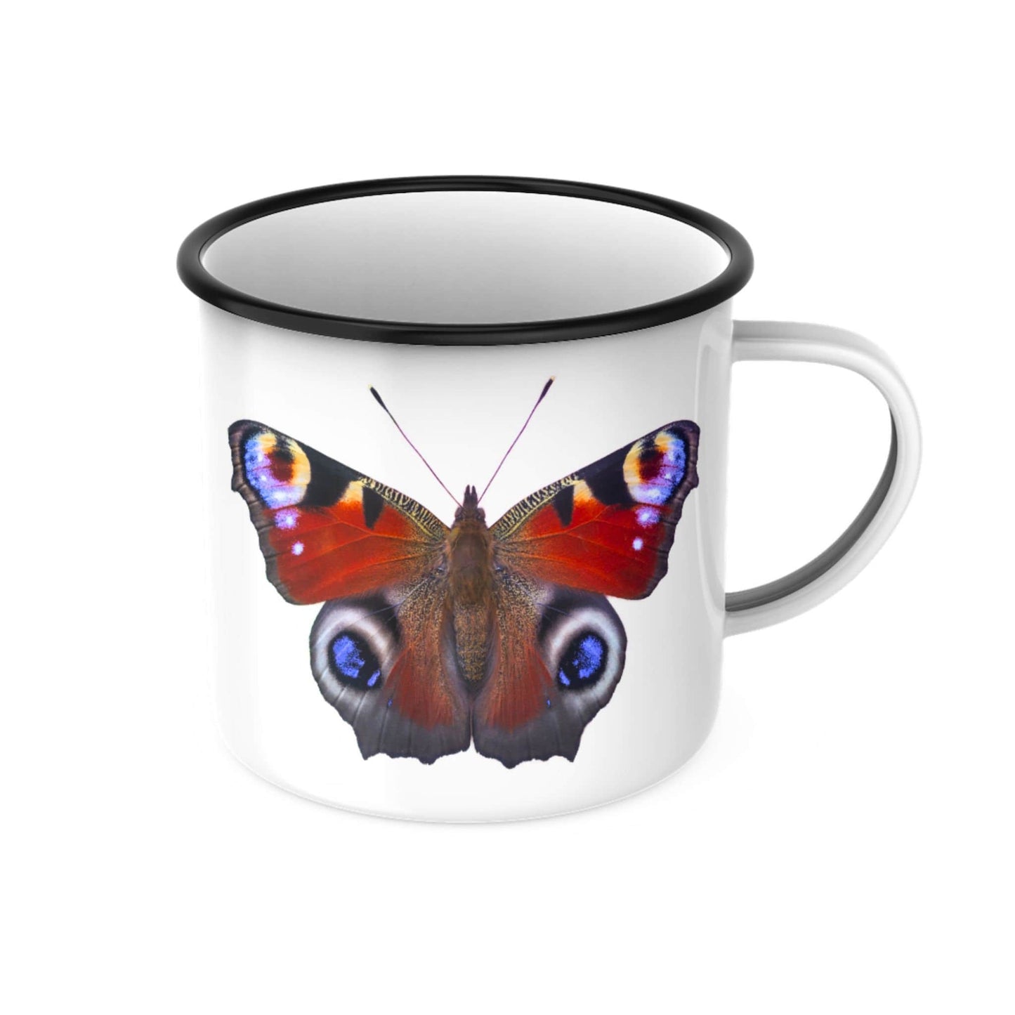 butterfly theme travel mug