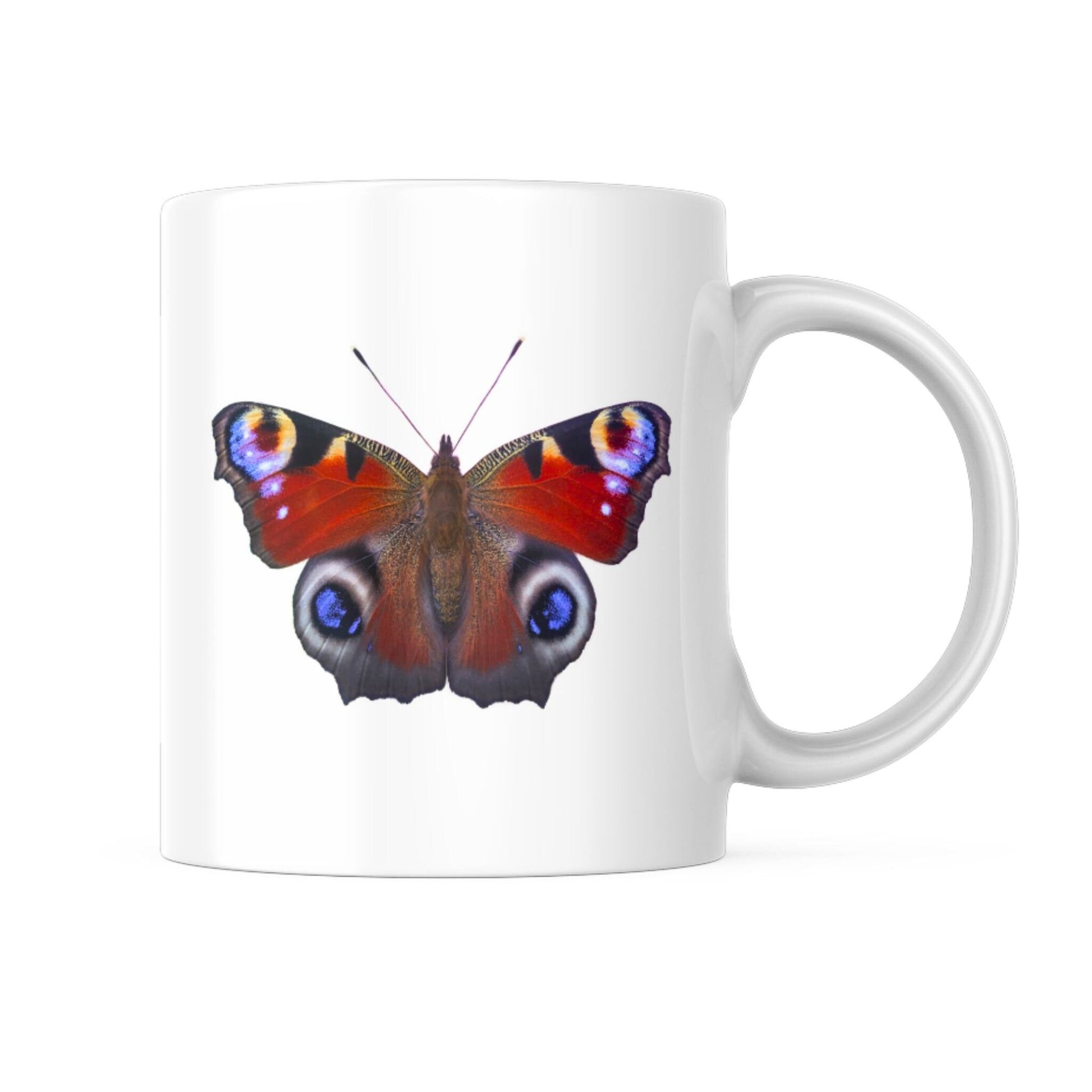 EntomoBoxes Schmetterling-themed Keramikbecher, ideales Geschenk für Entomologie und nature enthusiasts